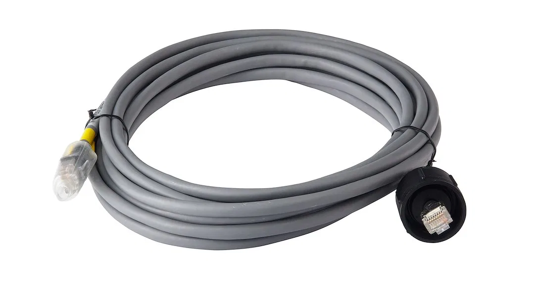 E55049 – RAYMARINE Marine Network Adapter Cable, RJ45 SeaTalkHS Male Connector Gray 1.5 Meter Length For Use With CP3...